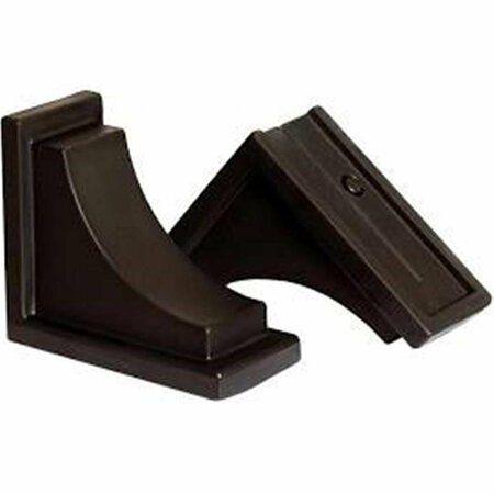 LAWNITATOR Nantucket Decorative Brackets, Espresso, 2PK LA2621804